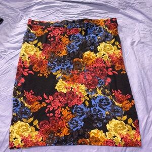 Multicolor jersey pencil skirt uk size 18/ us size 14 from NEXT London.